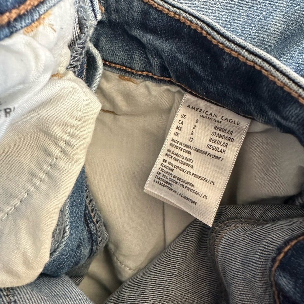 American Eagle Outfitters Super Hi-Rise Jeggings size 8 - Picture 7 of 7